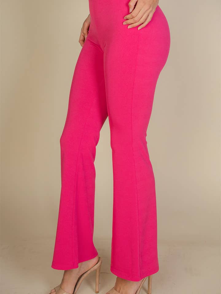 CAPELLA APPAREL - Wholesale Pants - Women's - High Waisted Flare Pants44
