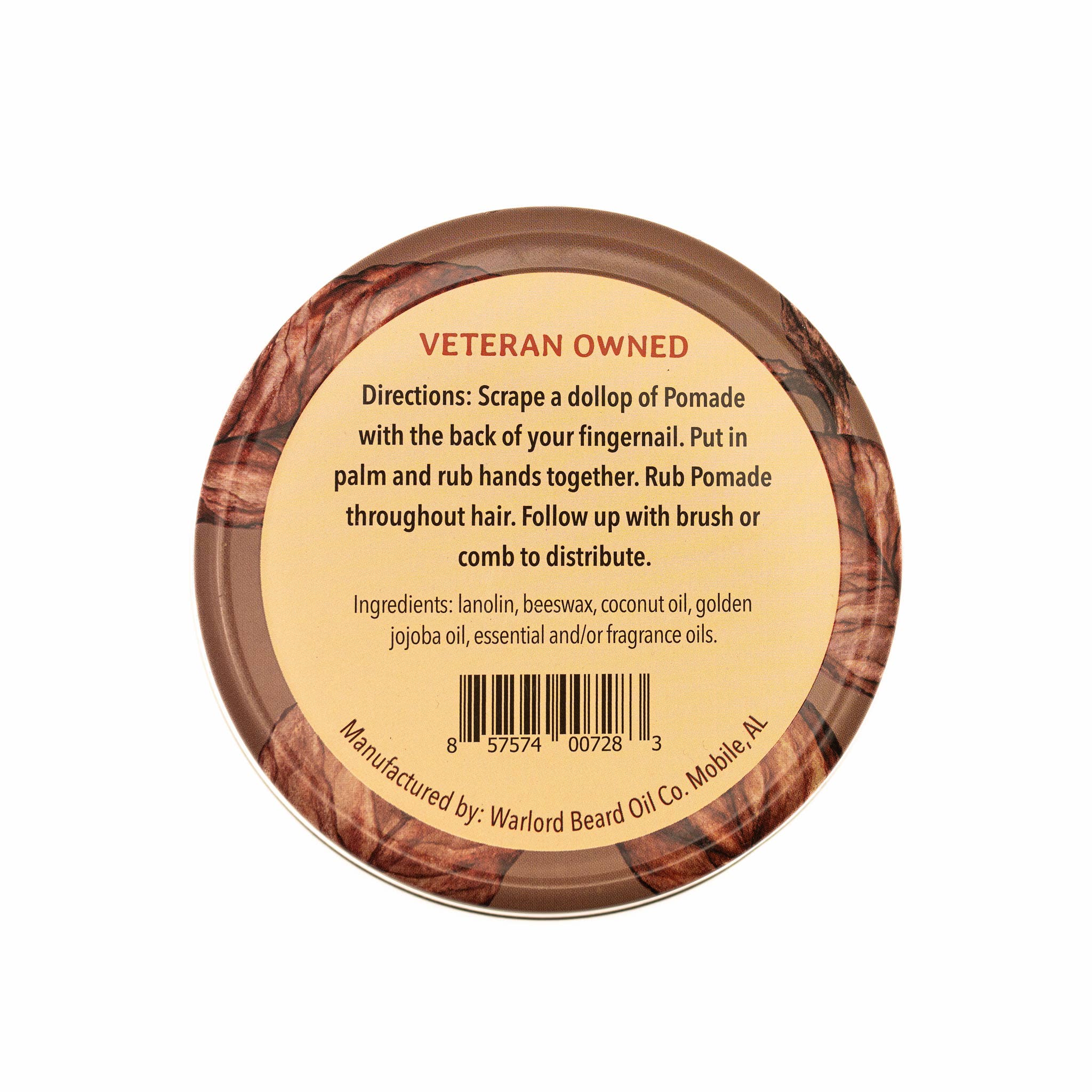Warlord - Men's Grooming Essentials | Veteran Owned – wholesale Hårpomada - Herr – Warlord Classic Hair Pomade - Southern Tobacco3