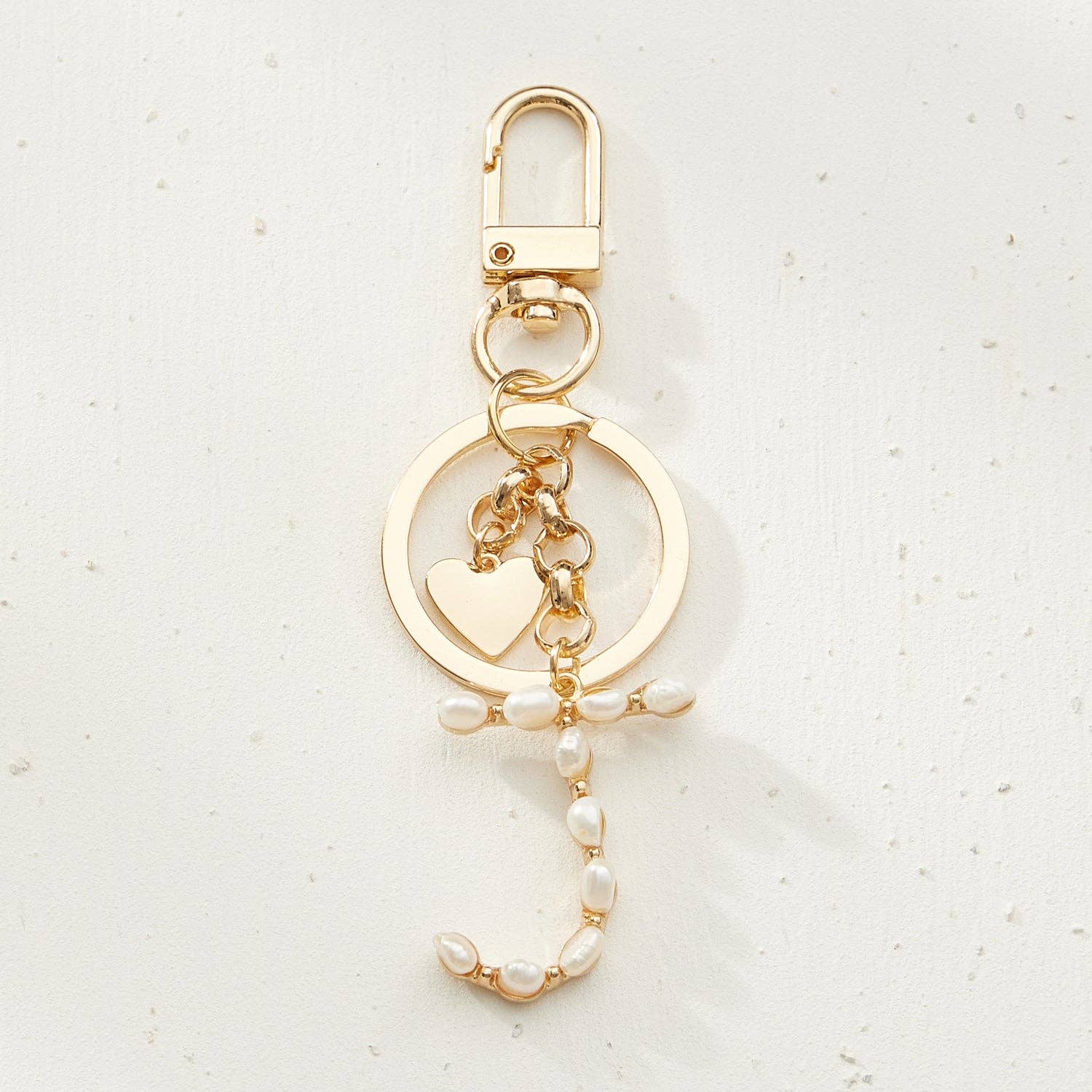 Frem – Porta-chaves - Mulher por atacado – Chaveiro inicial de pérolas de água doce4