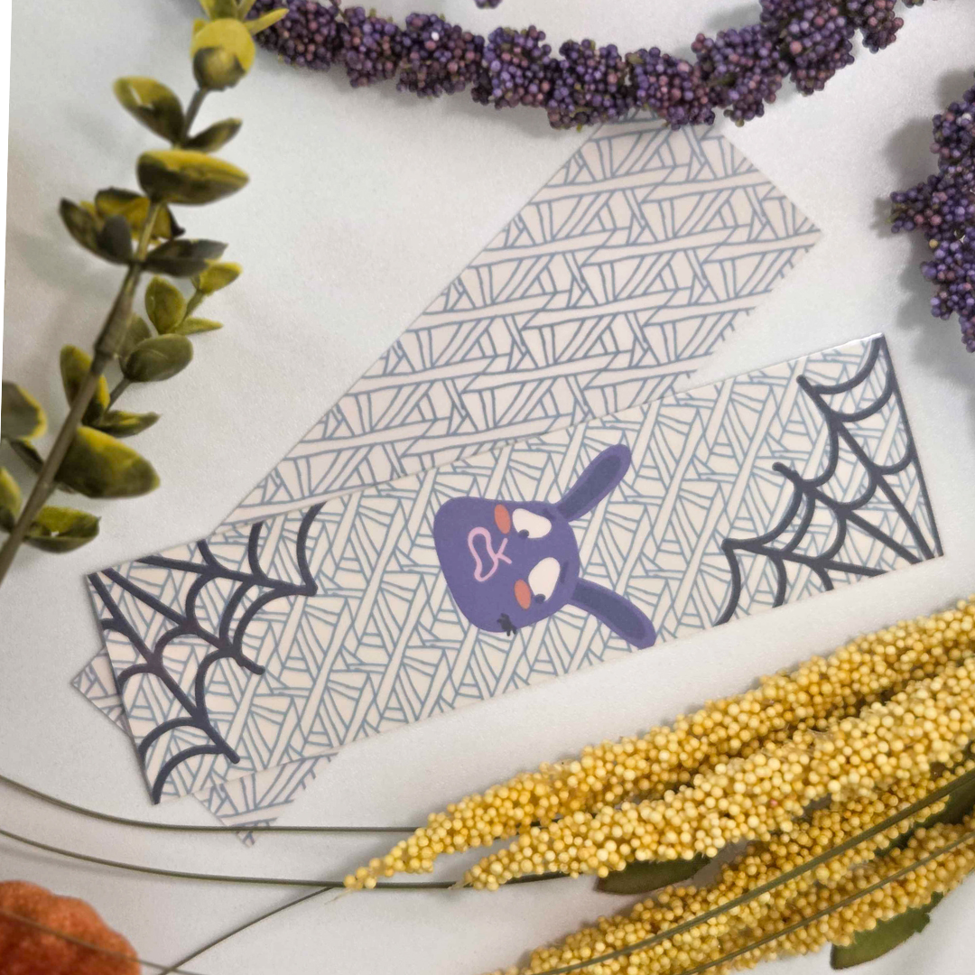 Danielle Fish Illustrations - Wholesale Bookmark - Halloween Double Sided Bookmarks Sweetie Bear6