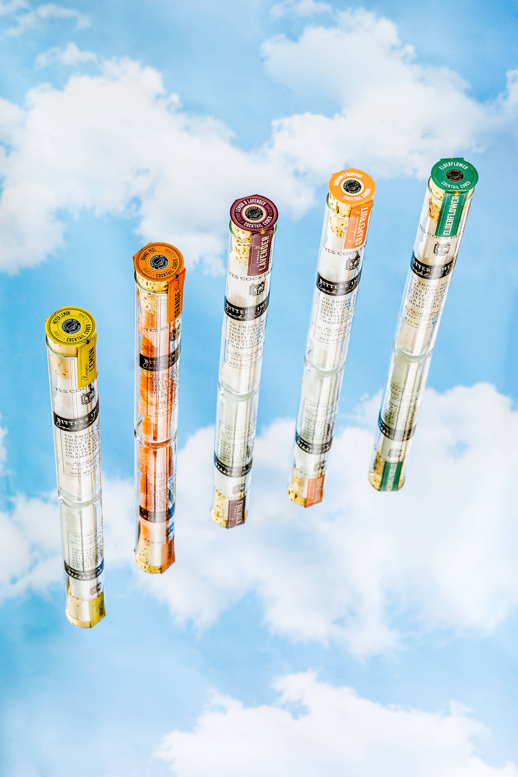 Yes Cocktail Co - Vente Mélange/sirop pour cocktails - Cubes infusés aux écorces d'orange, champagne et bitters pour cocktails5