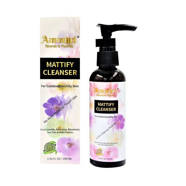 AMMURI – wholesale Ansiktsrengöring – Ammuri Mattify Cleanser Ansiktstvätt Niacinamid, Tea Tree Oil, Aloe Vera & mjölkprotein