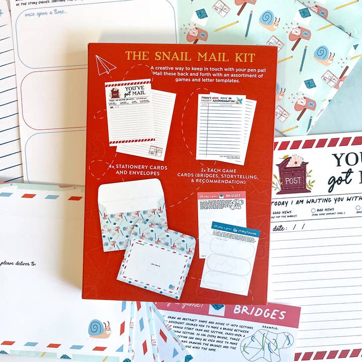 The Paxton Press - Wholesale Stationery/Notecard Set - Snail Mail Kit1