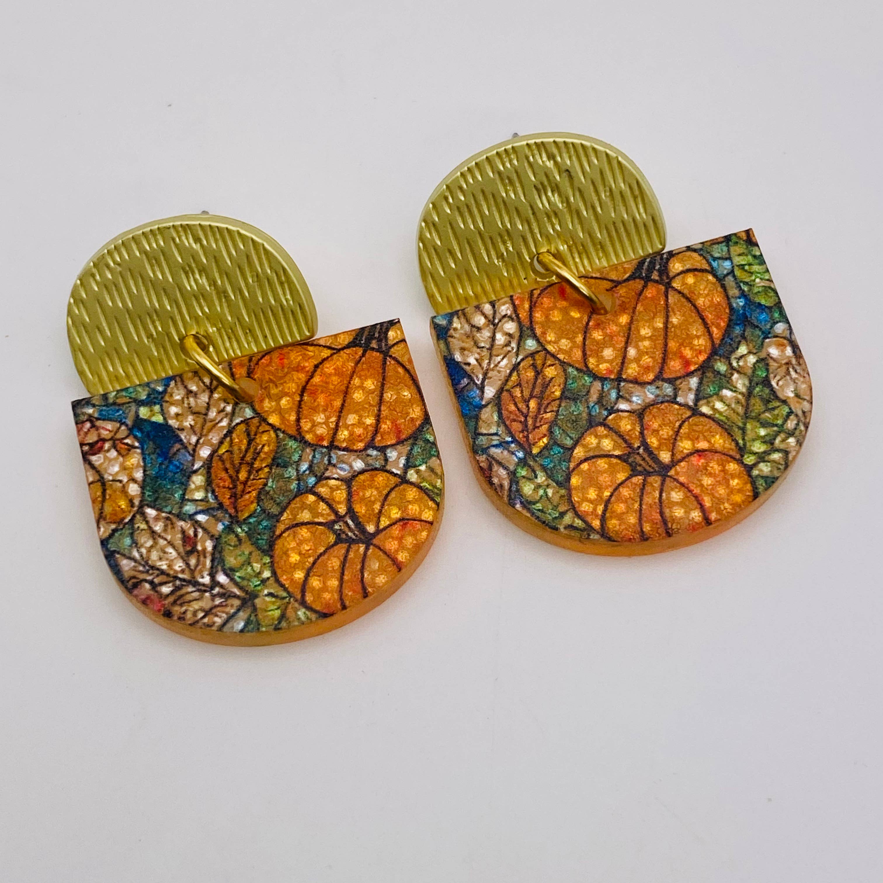 Sandy Lou Designs - Wholesale Dangle Earrings - Pumpkin Harvest Earrings0
