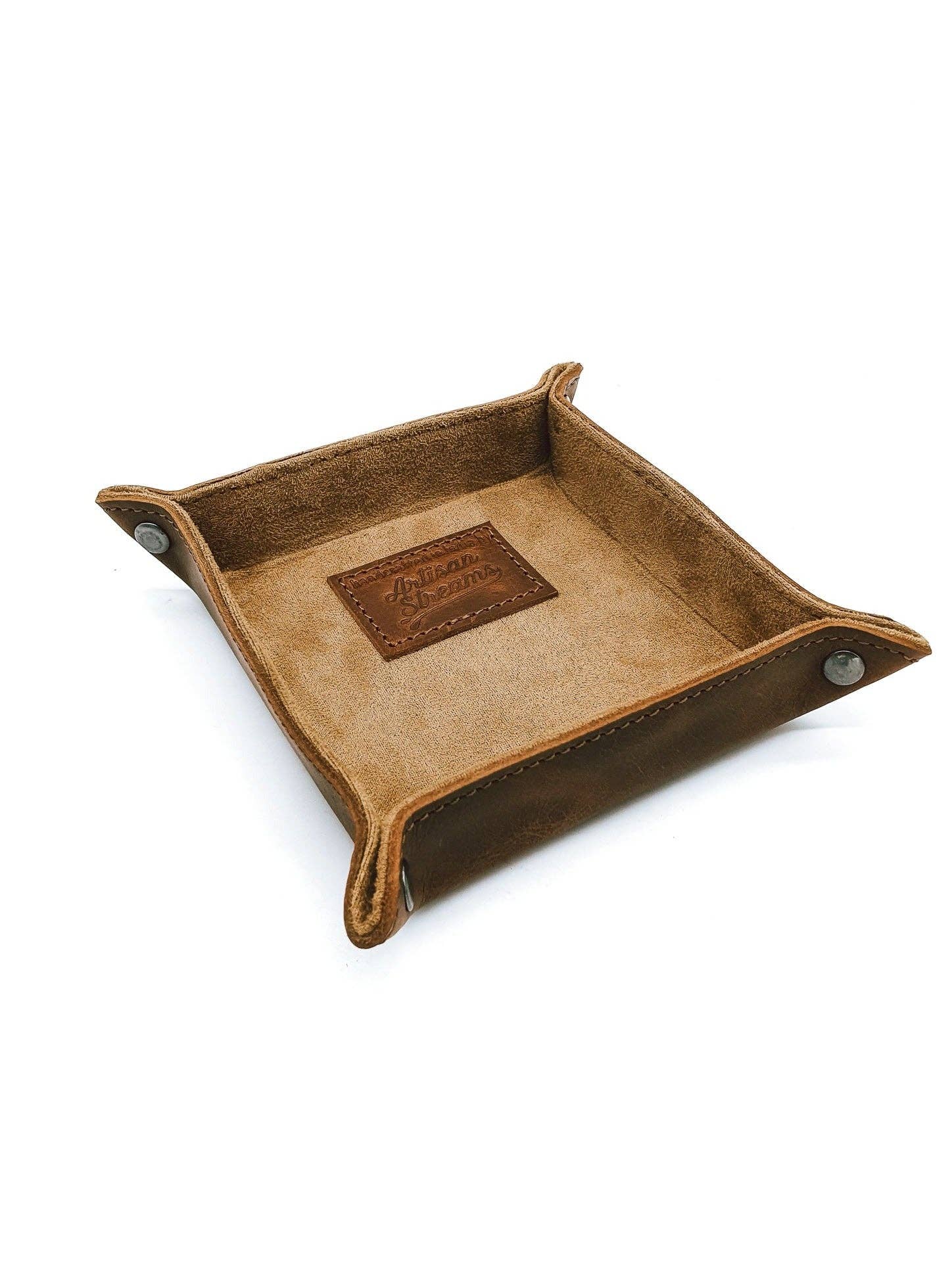 Artisan Streams - Wholesale Decorative Tray - Leather Valet Tray1