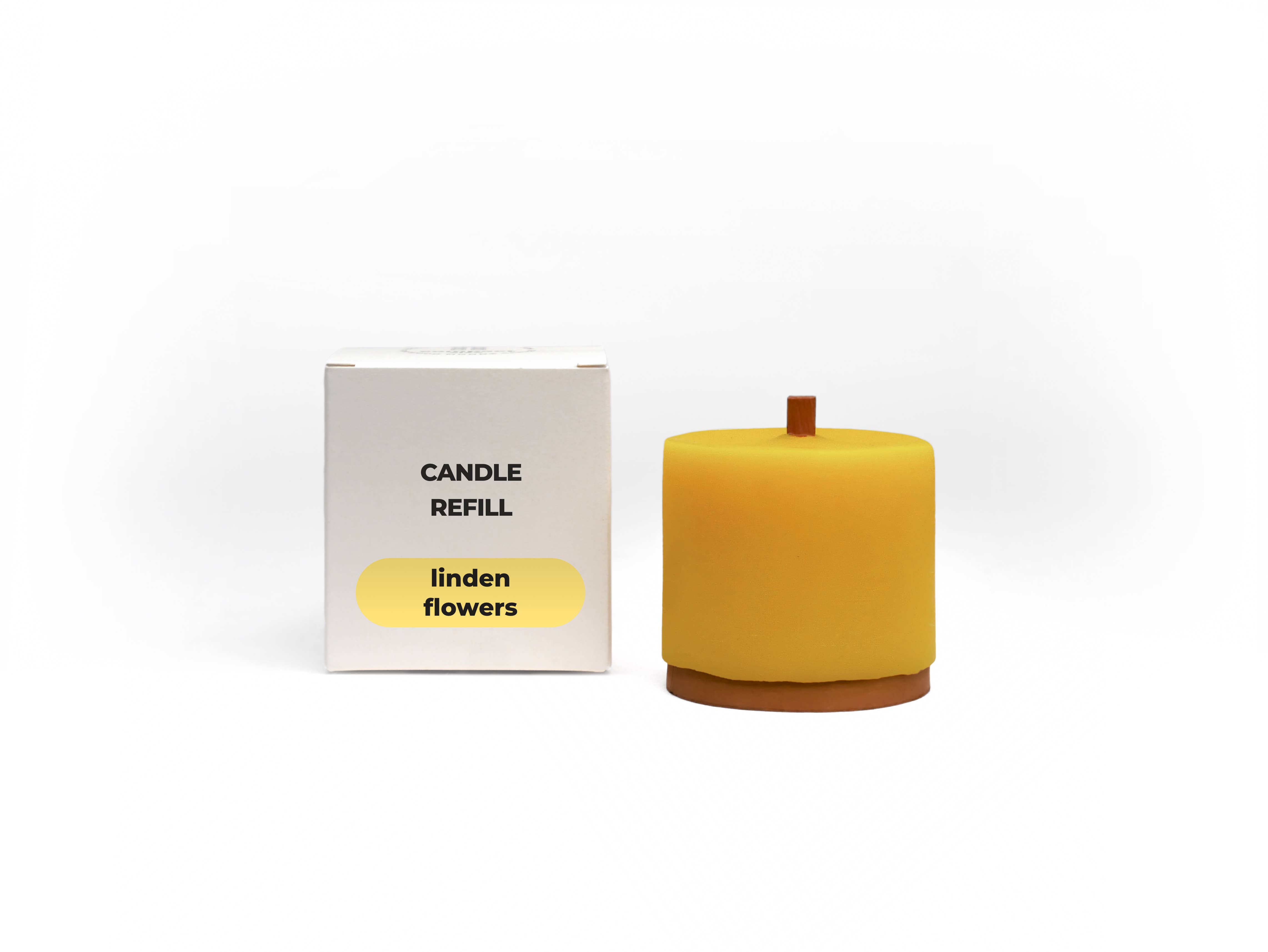 WOOD MOOD - Wholesale Pillar Candle - Spare Candle Refill5