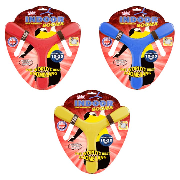 MukikiM Toys & Games - Wholesale Classic Toy - Kids - Wicked Indoor Booma - The World's Best Indoor Boomerang