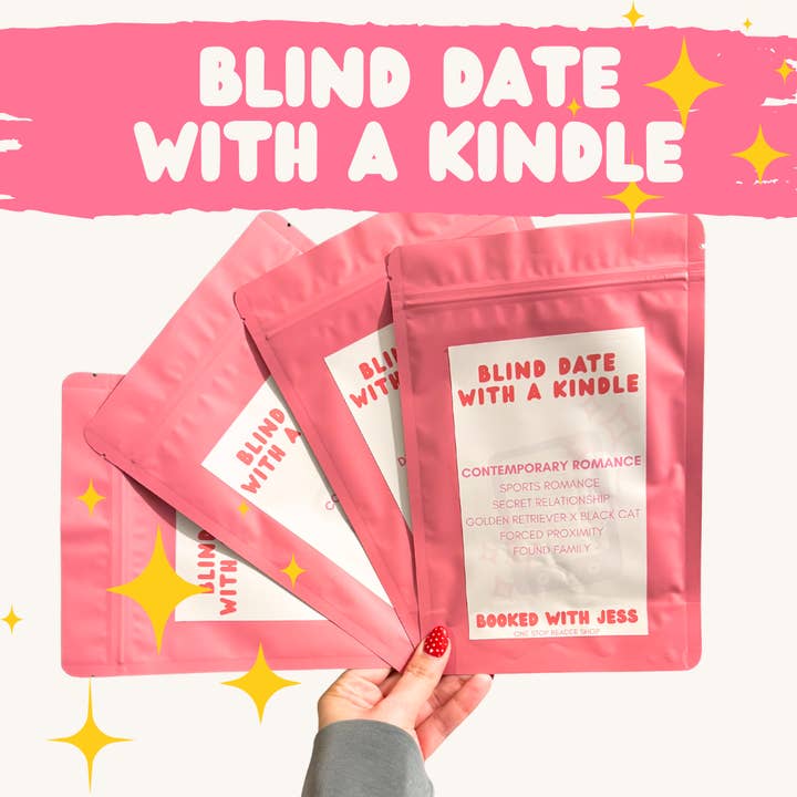 Blind Date with a Kindle (or other e-reader!) for wholesale by Booked with Jess