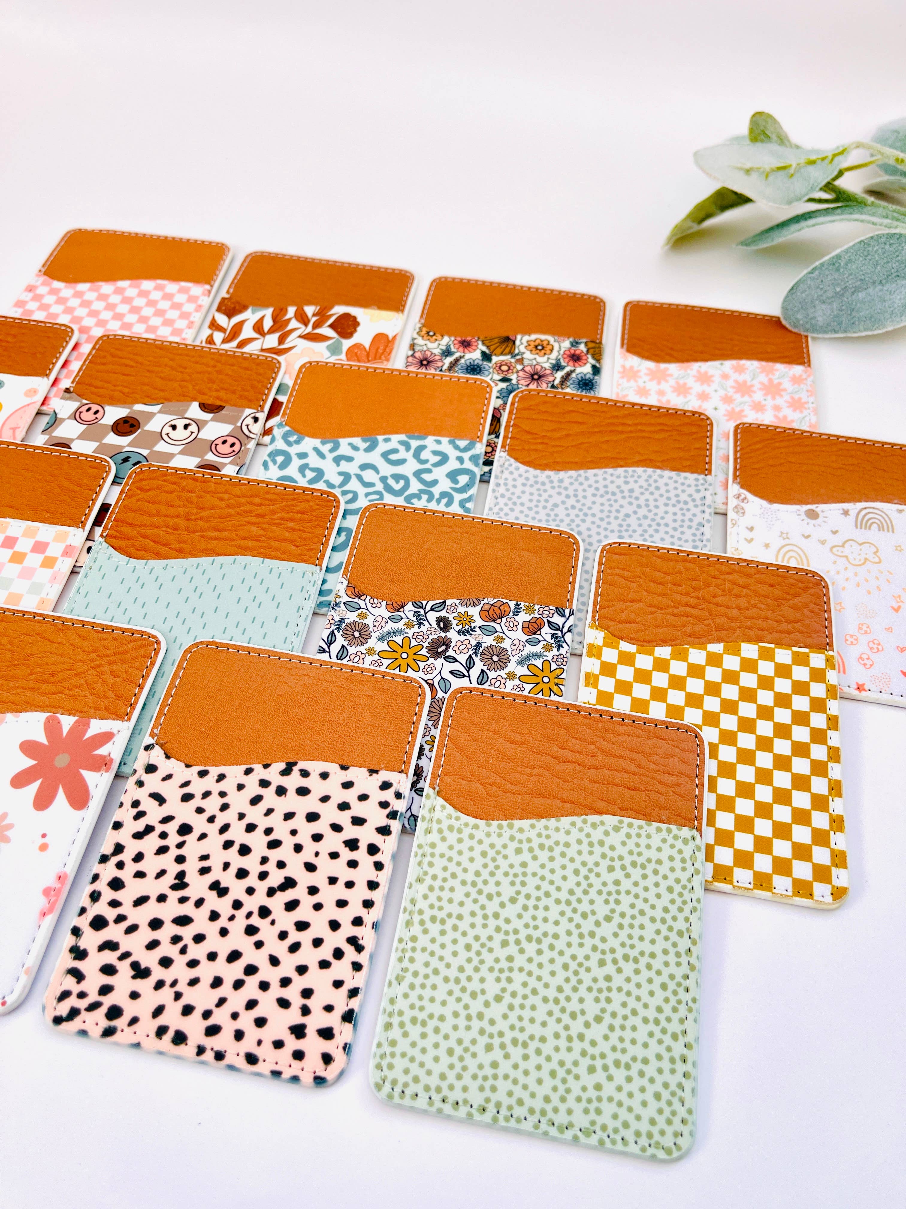 MarissaDDesigns - Wholesale Card Holder - Women's - Phone Wallet Card Holder | Trendy Patterns | Floral3