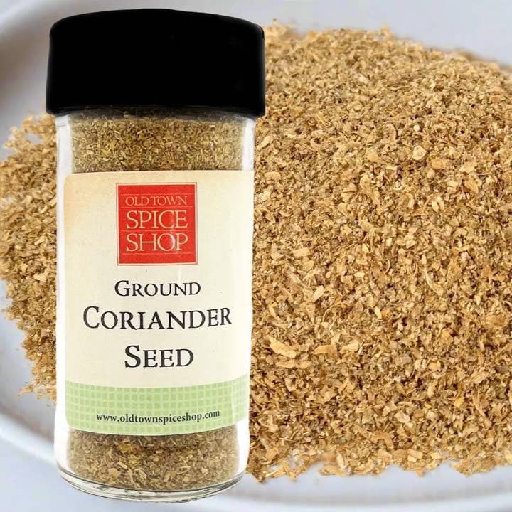Coriander Seed, Ground, Fresh Ground Gourmet Spice for wholesale by Old Town Spice Shop