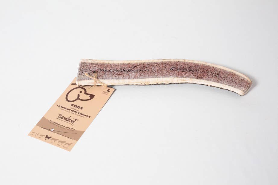 Evident - Venta al por mayor Hueso/rollito masticable - Perros - TOBY - Astas de ciervo en rodajas para masticar para perros0