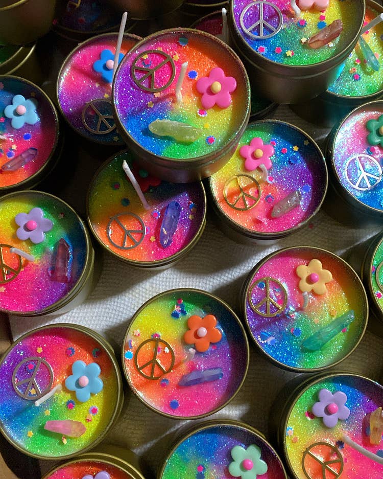 Raven’s Hearth - Wholesale Travel Candles - Hippie Candle | Patchouli, Orange & Rose | Soy | Vegan6