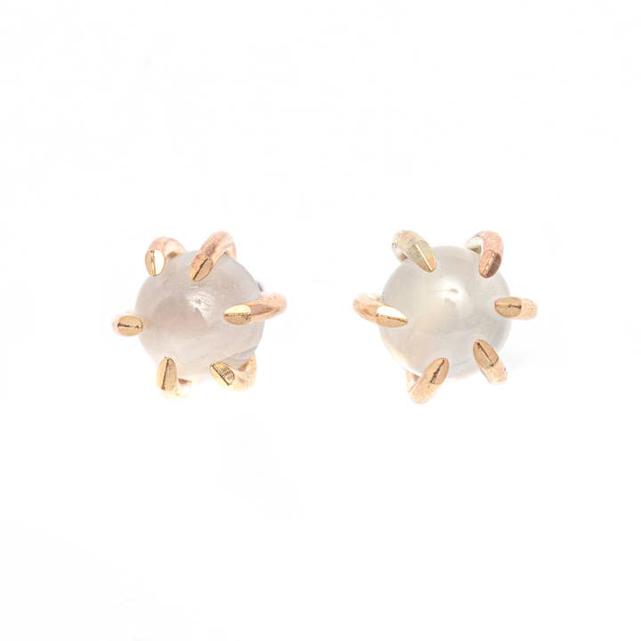 14K goud gevulde maansteen oorbellen voor wholesale door Made Designs