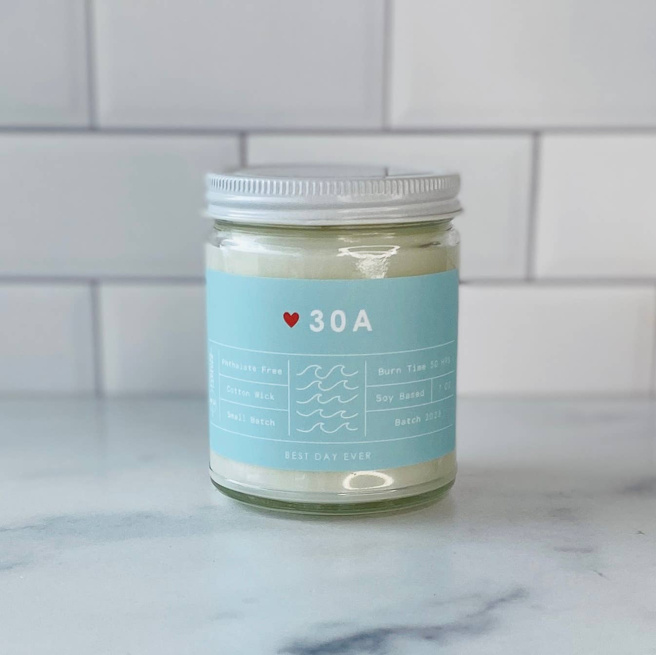 Coastal Blue 30A (Florida) Candle for wholesale on Faire0