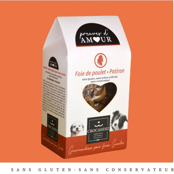 Liver dog biscuits, dog treats for wholesale by Crocandiz