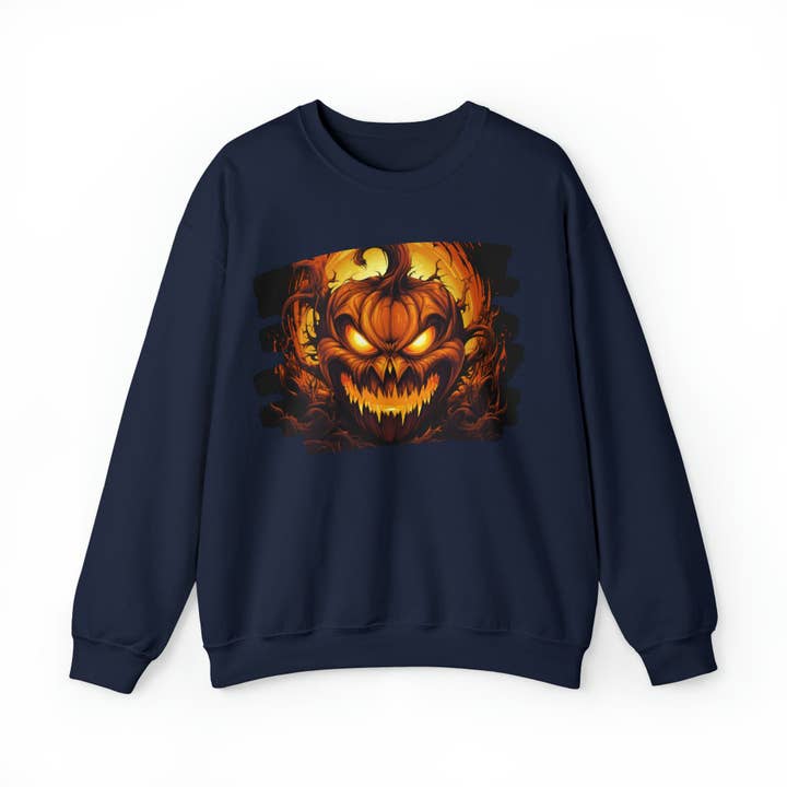 Halloween Sweatshirt, Fall Shirt for Woman, Spooky Season T-shirt Pumkin Shirt Funny Shirt Halloween Clothing Halloween Fall Shirt for wholesale by Outlaw Design Crafts and Gifts