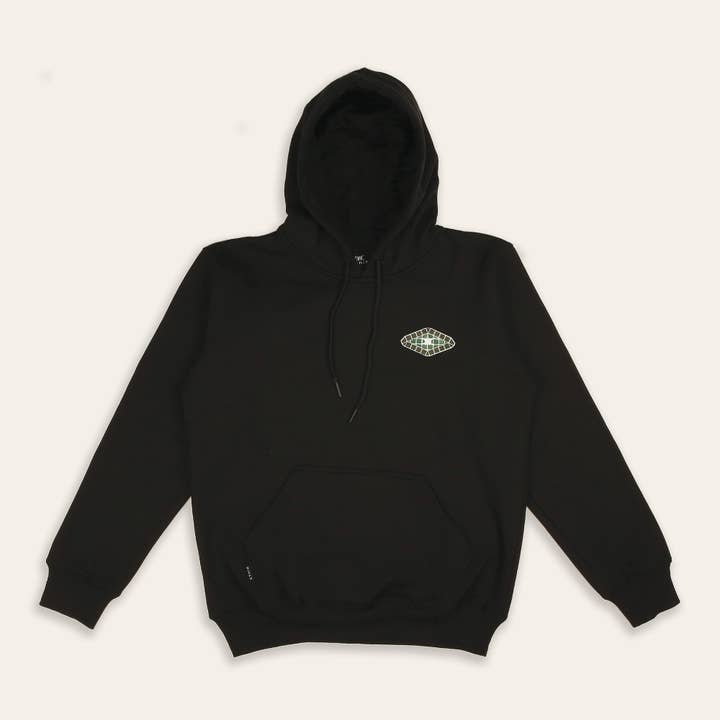 Mosaic Hoodie | Black for wholesale by Ethik Worldwide