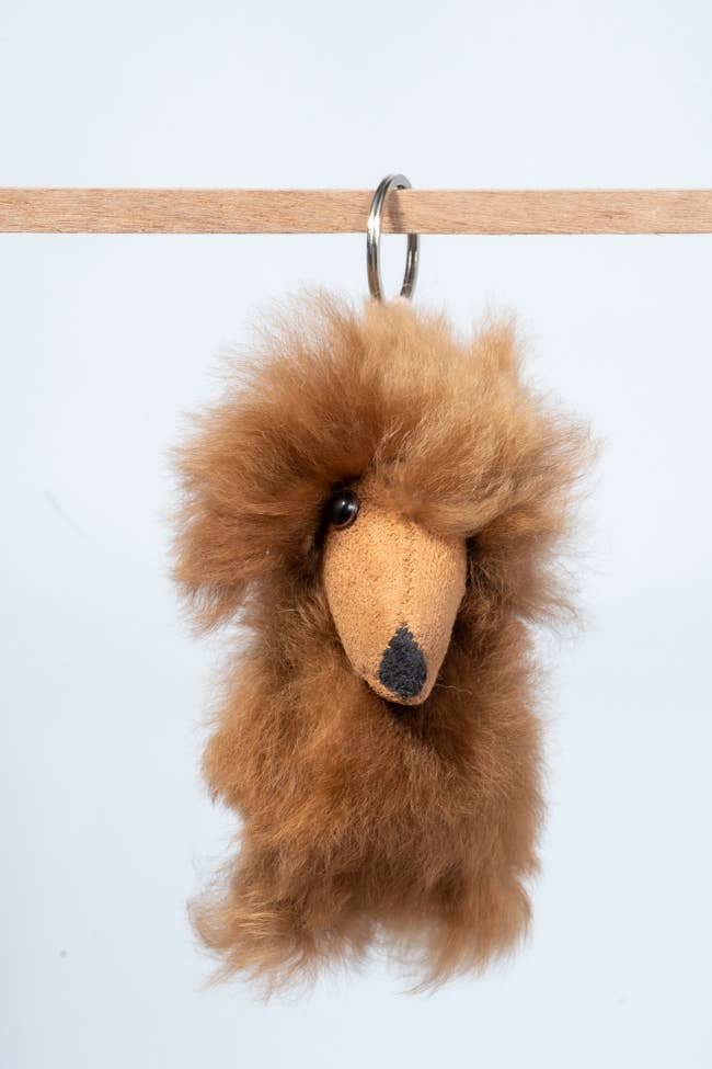 WUAMAN - Alpaca - Vente Porte-clés – unisexe - Charme Caniche | Accessoire de Sac | Accessoire de Clés