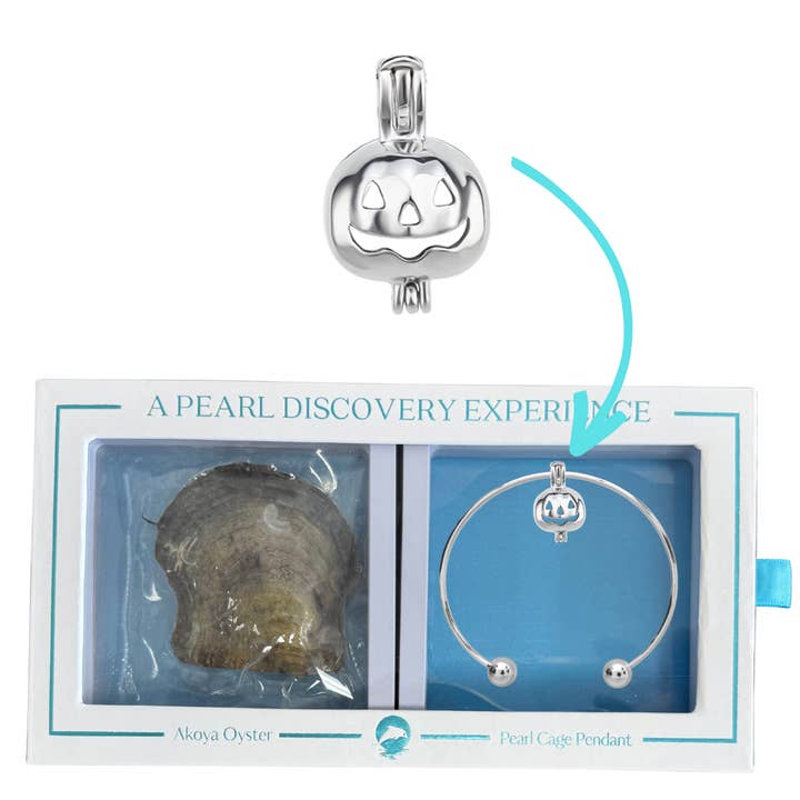 Doe-het-zelf Jack O Lantern Pompoen Bedelarmband voor wholesale door Island Pearl Traders