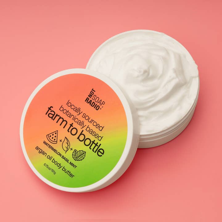 Not Soap, Radio - Wholesale Body Balm/Butter - watermelon basil mint <b>body butter with argan oil</b>1