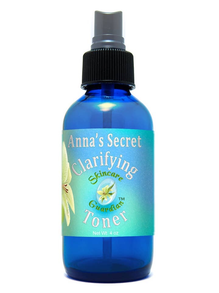 Annas Hemmelige Klargørende Toner 4 Ounce Hydrosol Ansigtstoner For Klar Hud Af SkinCare Guardian for engroshandel hos Creation Farm Inc