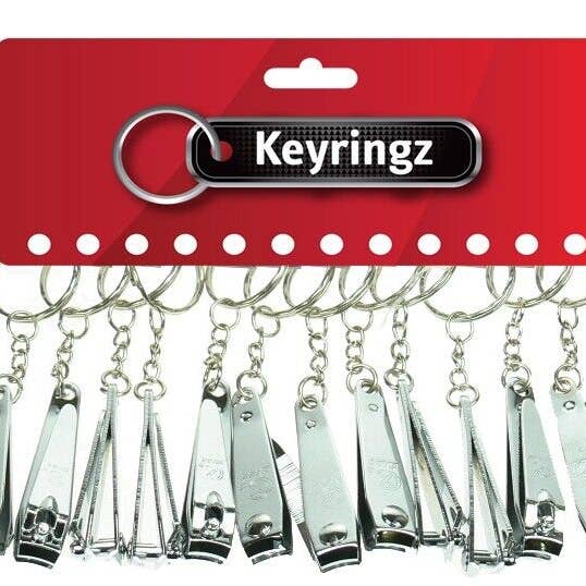 12 x Small Nail Clippers Trimmer Kids Cutter Nipper Finger Toe Key Ring Set for wholesale by Chame
