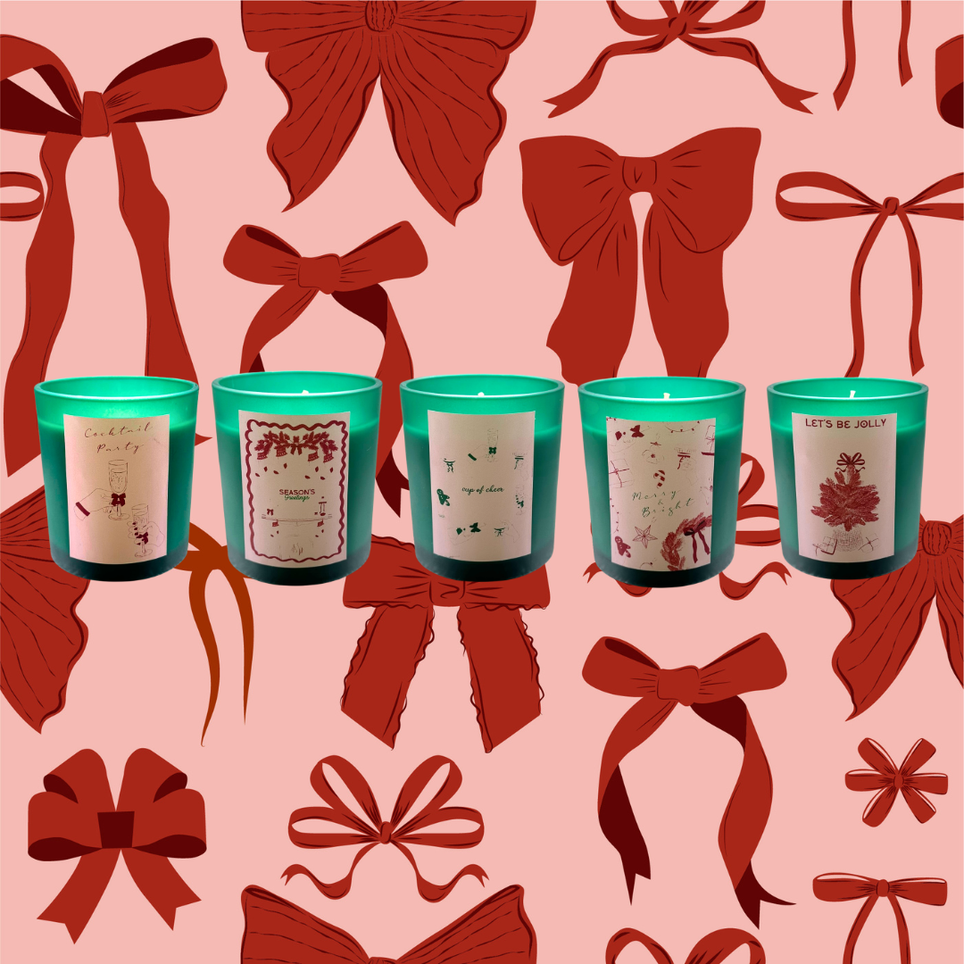Flamingo Candles – wholesale Jar/filled candle – Mulled Wine & Berries Cocktail Party Christmas Candle1