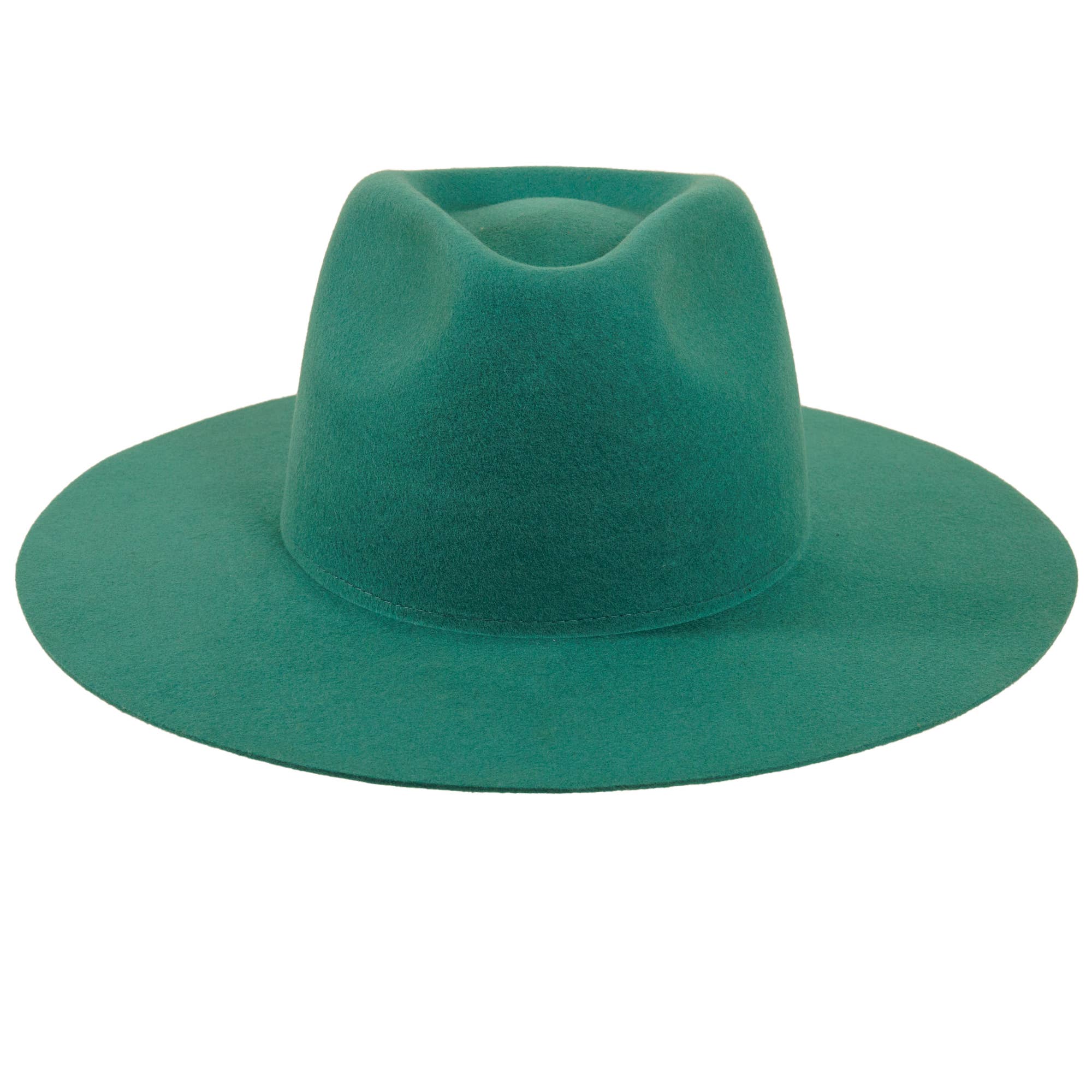 American Hat Makers - Wholesale Fedora - Uniseks - 100% wollen vilten hoed met platte rand - Stijl Rancher33