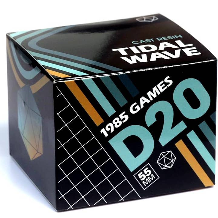 1985 Games - Wholesale Dice - 55MM Tidal Wave D20