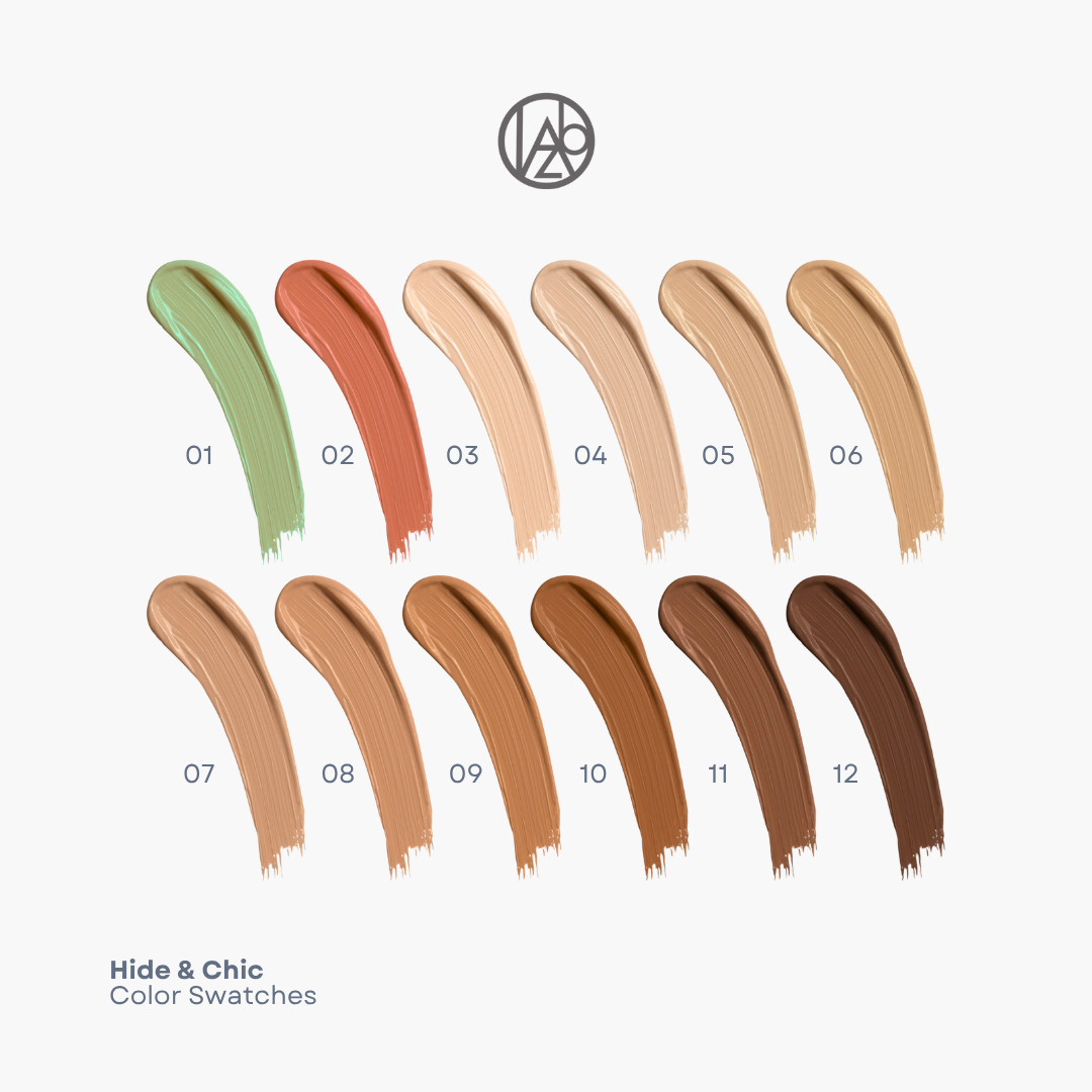 OZ Lab Beauty - Vendita all'ingrosso Correttori viso - Correttore oil-free Hide & Chic di OZ Lab Beauty2