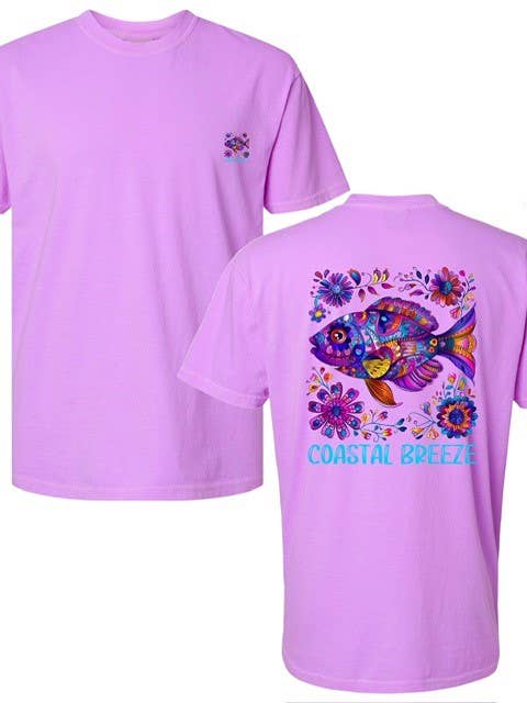 Coastal Hippie Fish for wholesale by Coastal Breeze Tees