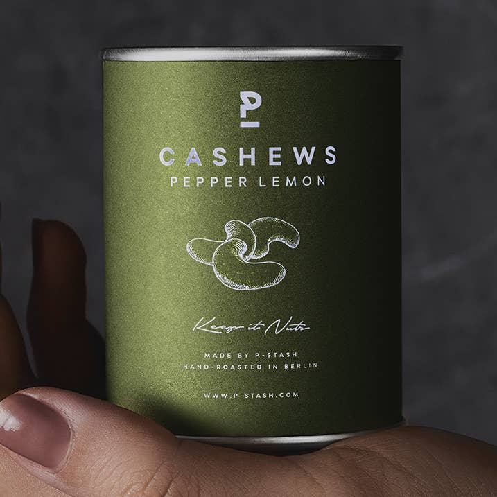 12x Cashew - Lemon Pepper - Mini 55g for wholesale by P-Stash