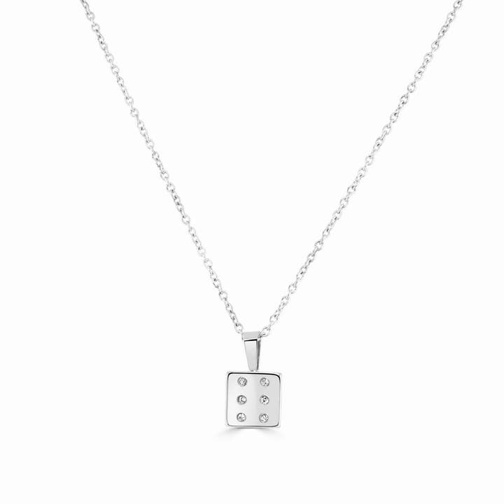 Collar Lucky Number 6 Plata para venta al por mayor de Tresor