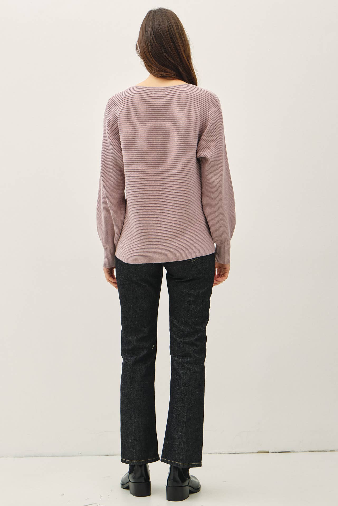 Be Cool - Wholesale Knit Sweater - Women's - HORIZONTAL RIBBED LONG SWEATER8