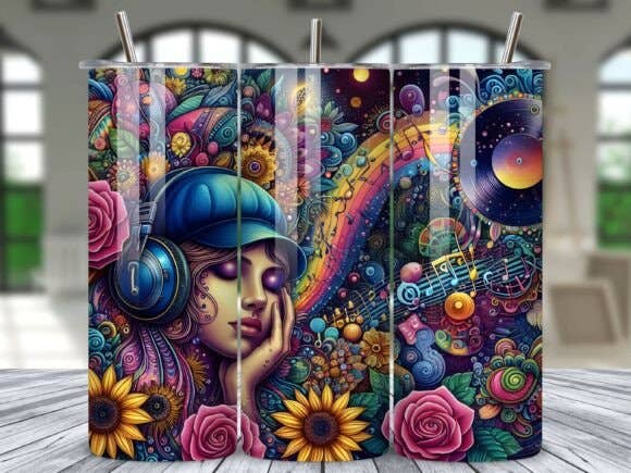 SubliMasterUK – wholesale Insulated mug/tumbler – 🎵✨ Bluetooth Music Tumbler 20 oz – Colorful, Stylish, and Packed with Fun! ✨🎵1