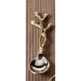 India Handicrafts Inc - Wholesale Kitchen Spoon - Gold Stainless Steel Bud Spoon3
