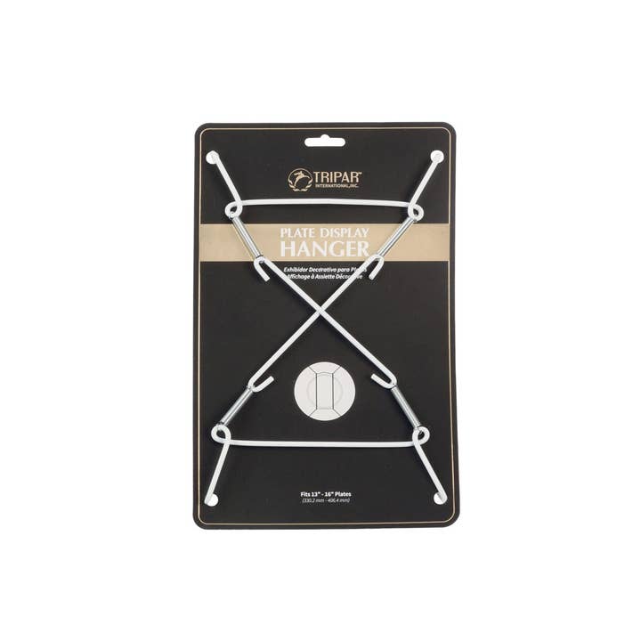 Tripar International - Wholesale Wall Hook - White Super Plate Wire Hangers