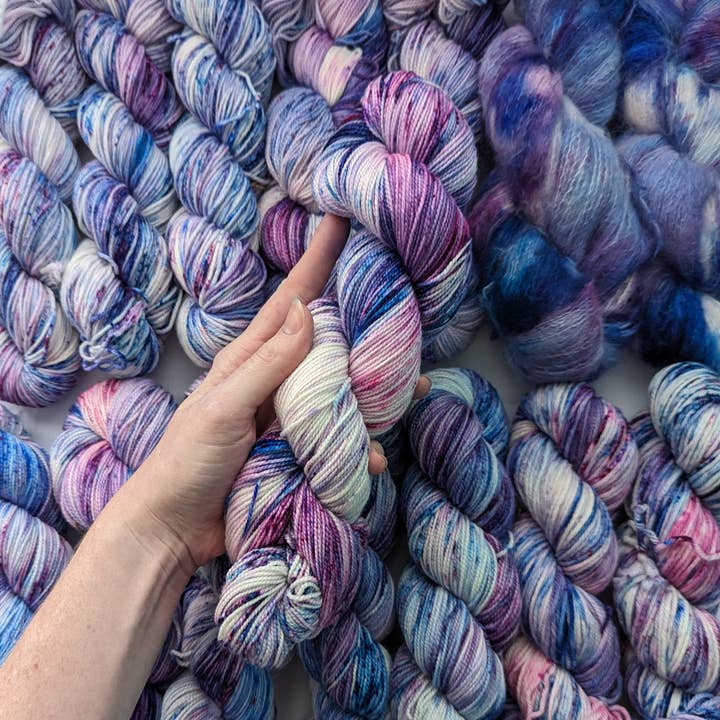 Hubble, Hand Dyed Yarn 4-pack for wholesale by The Ginger Needle