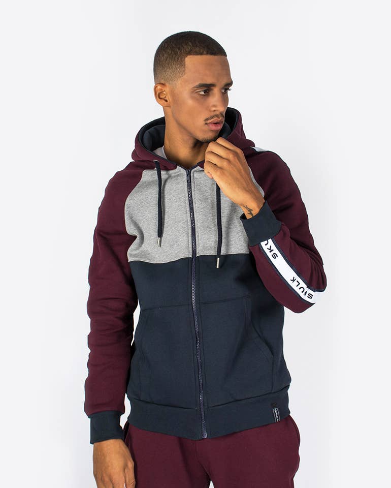 StockNow Unipessoal - Wholesale Hoodie - Men's - Jacket Leon Burgundy0