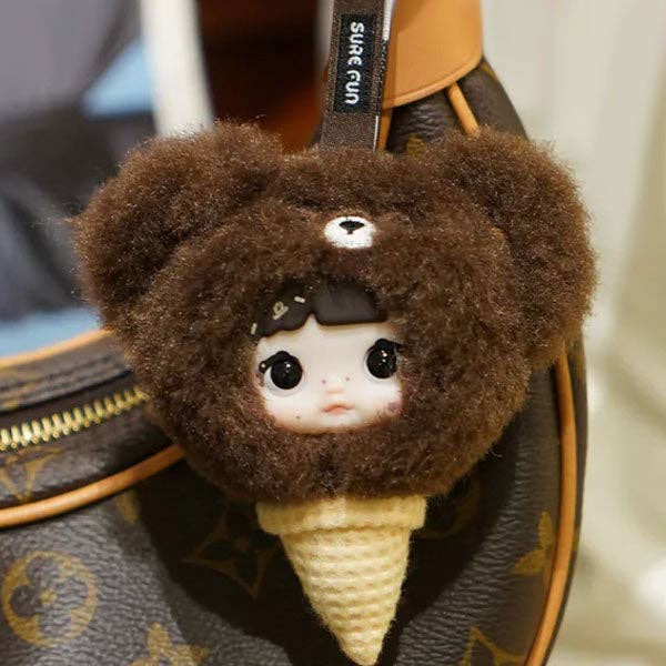 Showcase - Wholesale Keychain - Women's - Nommi 100% Sweetness Series Kawaii Plush Doll Keychain Blind Box (1pc)6