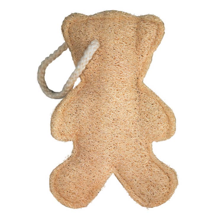 Loofah sponge for children's bath fun Teddy Eco Animal for wholesale by Croll & Denecke