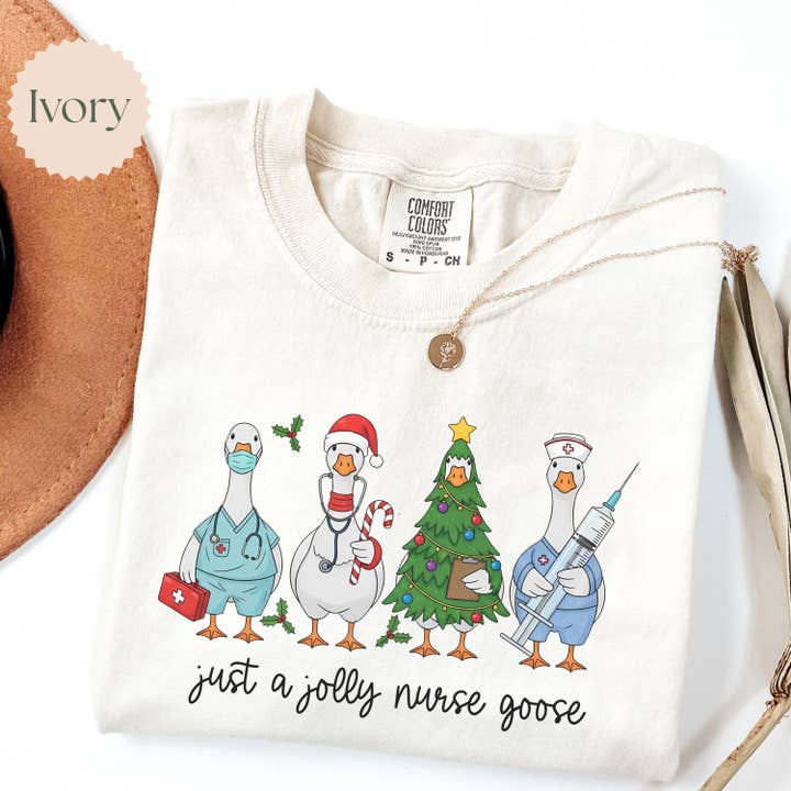 Comfort Colors Christmas Nurse Shirt, Funny Holiday Sweater for wholesale by Glaime