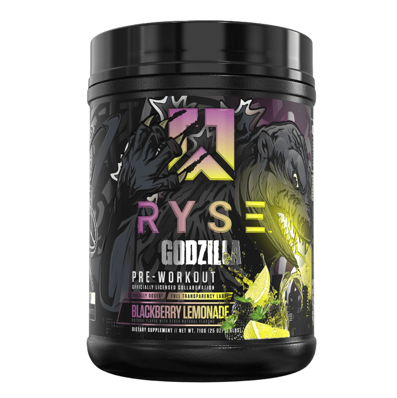 L&F Universal Goods – wholesale Protein/superfood powder – Ryse Godzilla Pre-Workout Powder - 20/40 SRV. - Lemon0