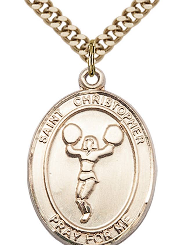 Sint-Christoffel Cheerleading Hanger voor wholesale door Tony’s Jewelry