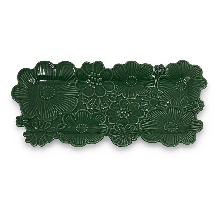 Opjet Paris – wholesale Prydnadsbricka – Jonas Grön Skål L13 D26.8 H2Cm