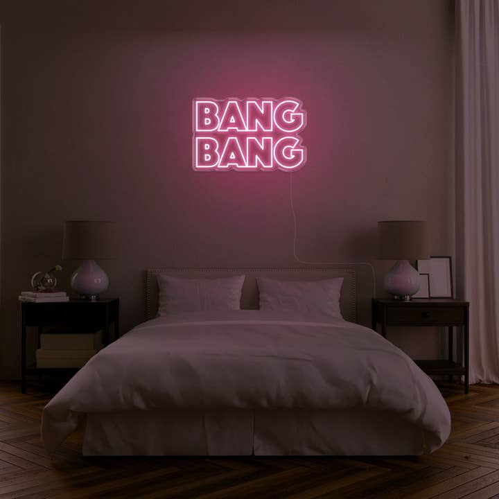 Sinal Neon LED Bang Bang por atacado de BeNeonUnicorn