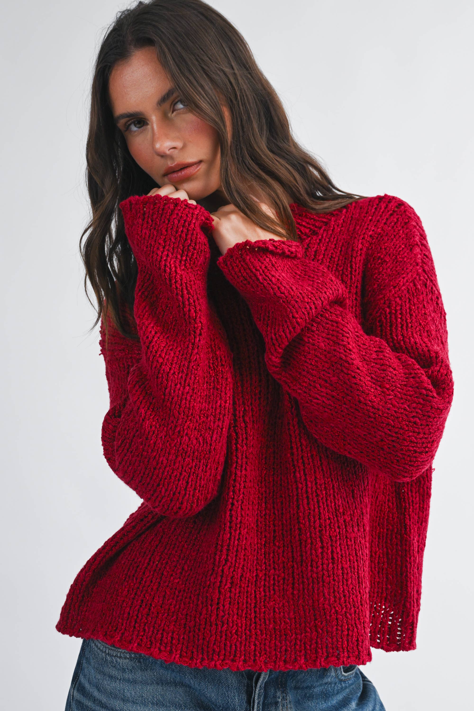 AEMI + CO - Wholesale Knit Sweater - Women's - 3108CK Irma Sweater 638