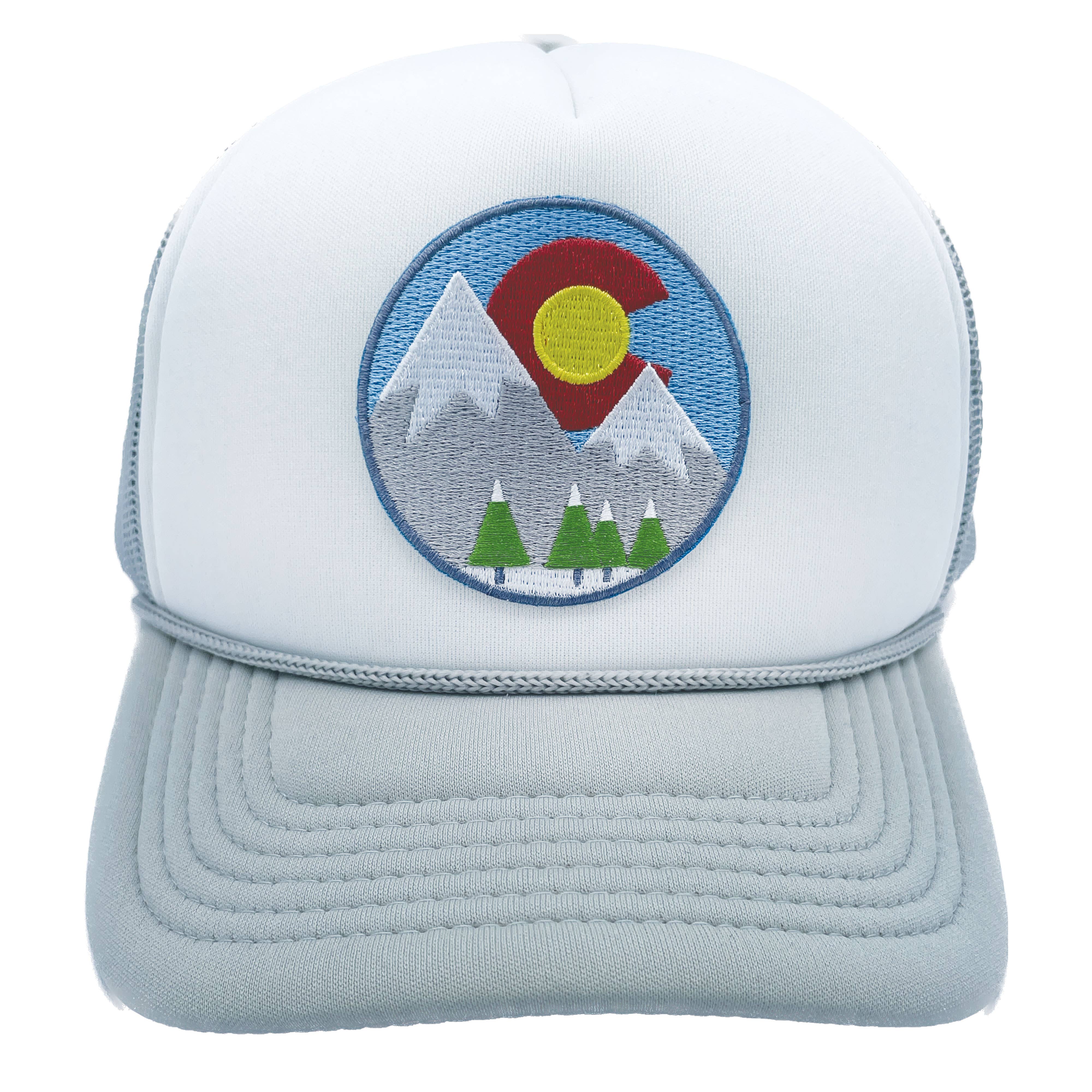 Hey Mountains - Vente Chapeau – enfant - Casquette Trucker Enfant Colorado Montagne C1