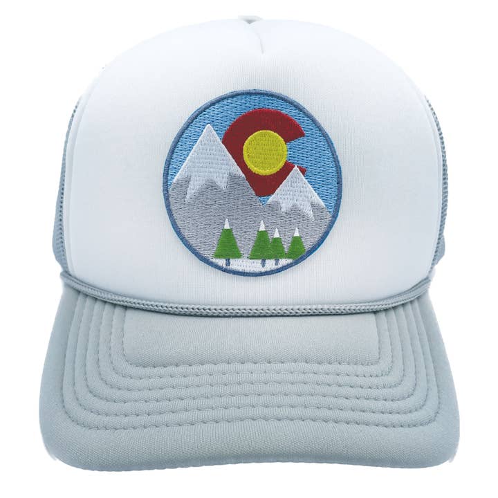 Hey Mountains - Vente Chapeau – enfant - Casquette Trucker Enfant Colorado Montagne C1
