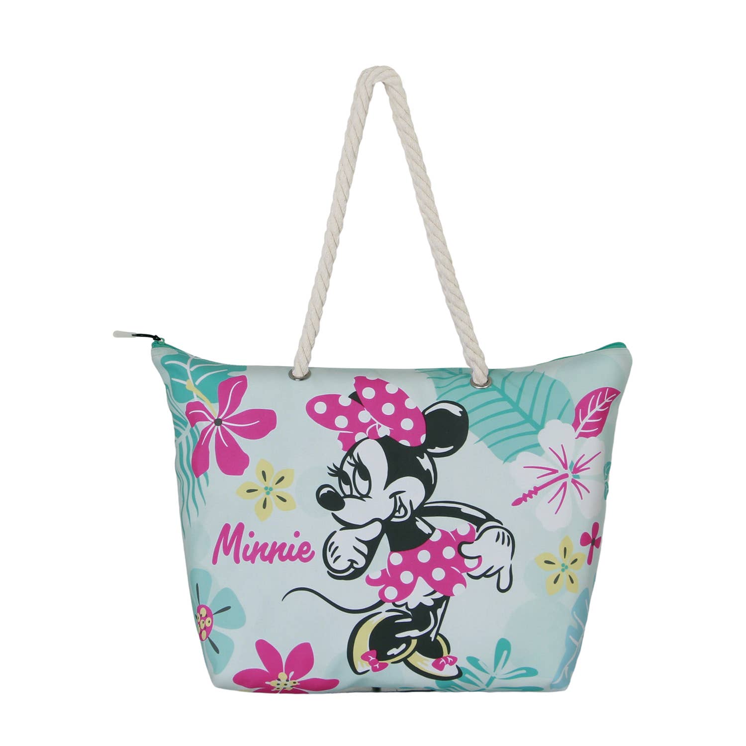 KARACTERMANIA - Vendita all'ingrosso Borsa da spiaggia - Borsa da spiaggia Disney Minnie Mouse Tropic-Soleil1